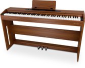 Bolan CP-1 digitale piano bruin / notenhout - home piano met meubel - beginnerspiano - elektrische piano 88 toetsen