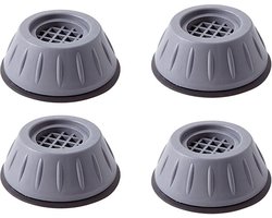 Anti-vibratiekussen - schokdemper wasmachine - 4 stuks - 9cm - schokabsorptie en geluidsreductie - voetkussen wasmachine - steunkussen koelkast - geschikt voor wasmachines, koelkasten, drogers, meubels