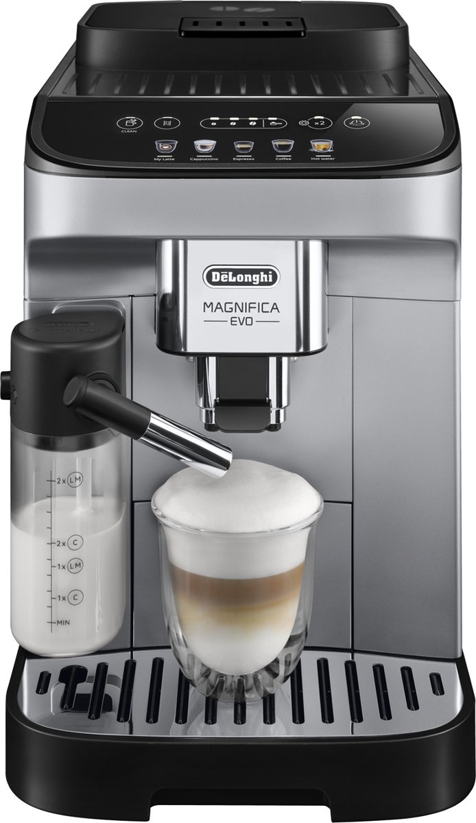 De'Longhi Magnifica Evo ECAM290.61.SB - Volautomatische espressomachine - Zilver/zwart