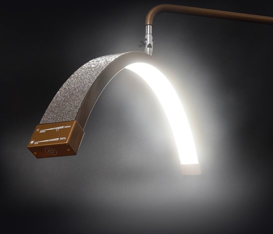29in Halbmond Nagel Schreibtisch lampe Perfekte LED Maniküre & Wimpern Licht Tis