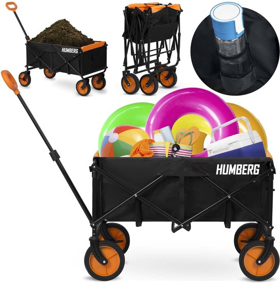 Transportwagen - opvouwbaar - 100l - Humberg - HM-513 van Merkloos	 — afbeelding 4