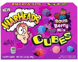 Warheads Sour Berry Mix Cubes 99 gram