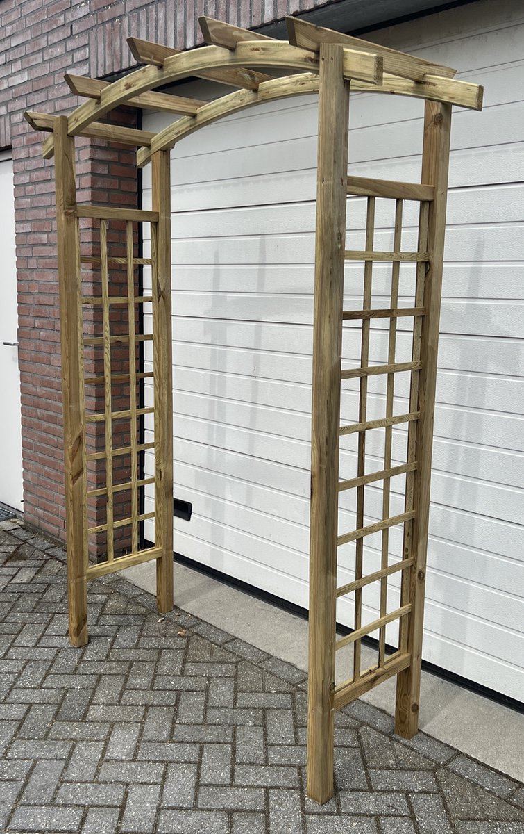 AMISHOUT Rozenboog pergola 160x75x220cm