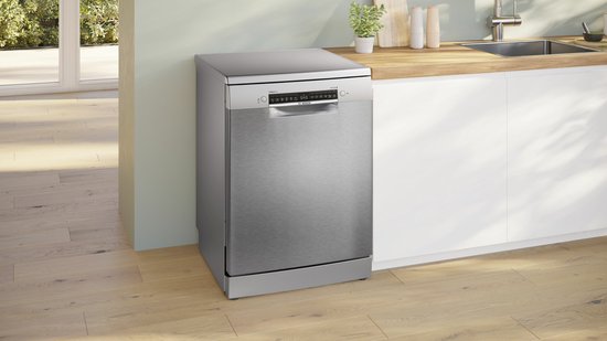 Bosch SMS4EMI06E- Serie 4 - Vrijstaande vaatwasser - 60 cm - RVS - Energielabel B - Home Connect