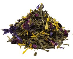 Magische Bloemen Thee Biologisch 200 gr - Luxe Groene Thee met Echte Bloesems