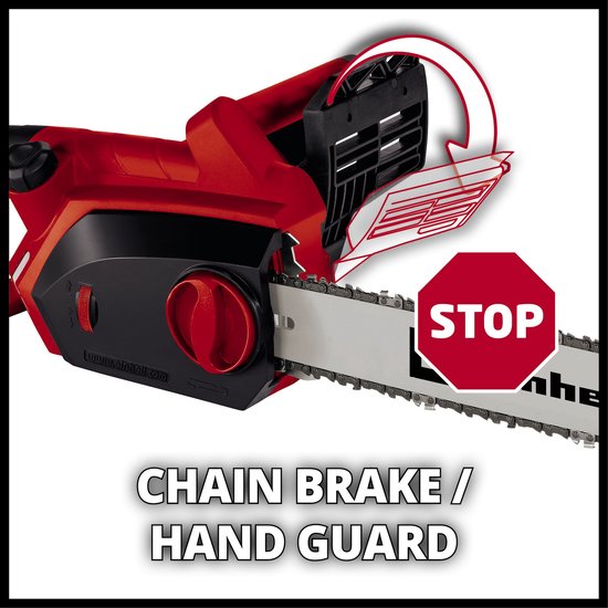 Einhell Elektrische Kettingzaag GH-EC 1835 - 1800 W - Zwaardlengte: 35,6 cm - Max. Zaaglengte: 32,5 cm - Kettingsnelheid: 13,5 m/s van Einhell — afbeelding 3