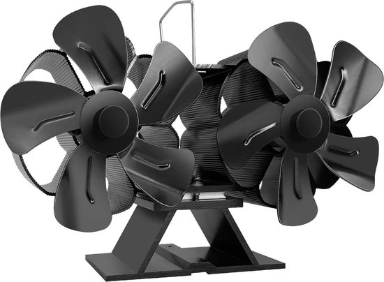 RFWR® Kachelventilator met dubbele motoren voor efficiënte warmtecirculatie
