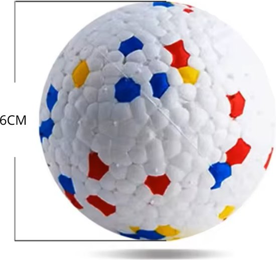 PawsOnly Traktatie Verdeler Hondenspeelgoed Bal | Interactief Hondenspeelgoed tegen Verveling | Honden Puzzel Speelgoed | Stimulatie Speelgoed (Klein 6cm, BLAUW, 1 Pak