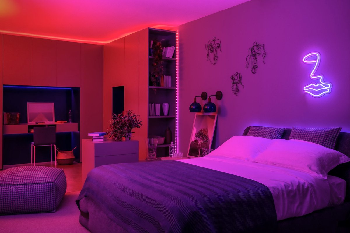 Twinkly Dots – App-gestuurd flexibel LED lichtsnoer 60 RGB (16 Miljoen Kleuren) 3 meter transparant draad – foto 3