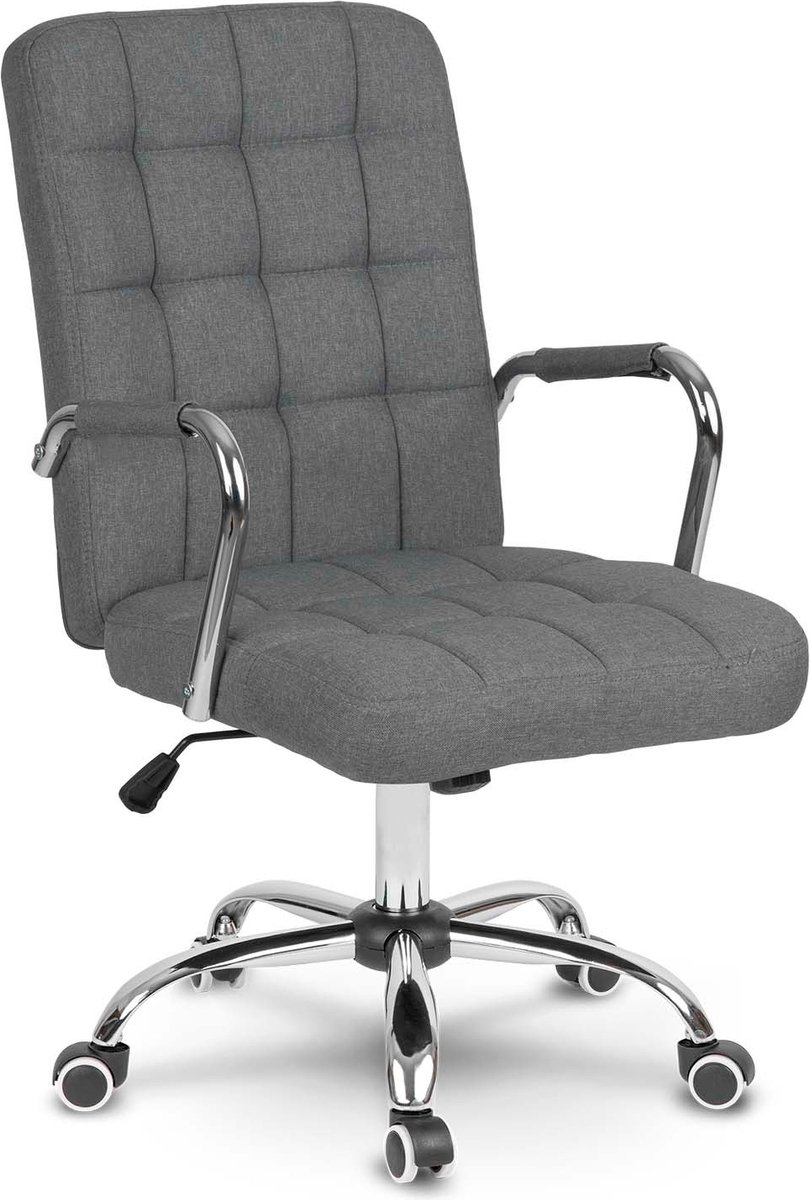 Sofotel Benton+ – Luxe Bureaustoel – Grijs Textiel (Woven)