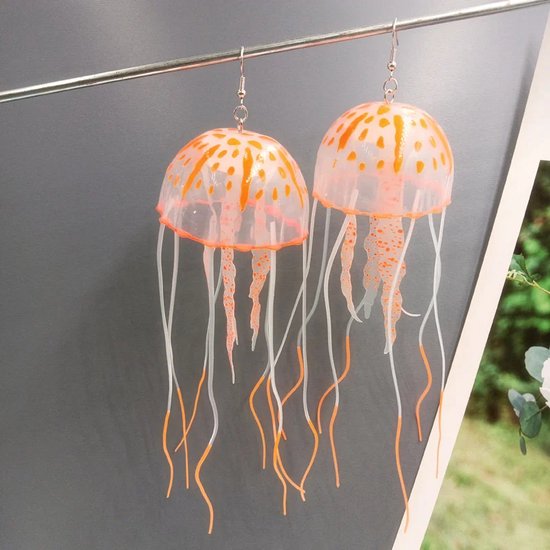 Méduse - Boucles d'oreilles Boucles d'oreilles Oranje