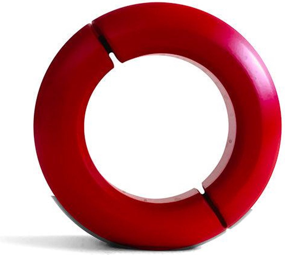 Goedkoopste Black Label - Donut Ballstretcher - 30 x 35 mm - RVS - Mat Rood