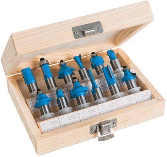 QUARKZMAN 10 stuks 0,3 mm titanium carbide frezen met coating frees