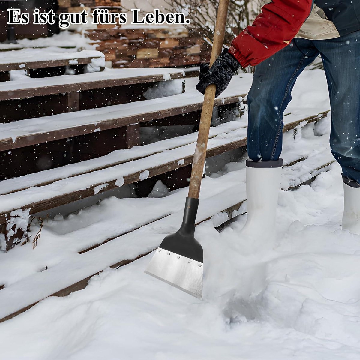 Multifunctionele Reinigingsschep 25 Cm - Roestvrijstalen Tuinschep Onkruidverwijderaar Voor Tegels Mos Sneeuwschep Schraper Exclusief Steel Zilver