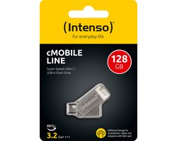 (Intenso) cMobile Line USB-stick 128GB - USB-A en USB-C 3.2