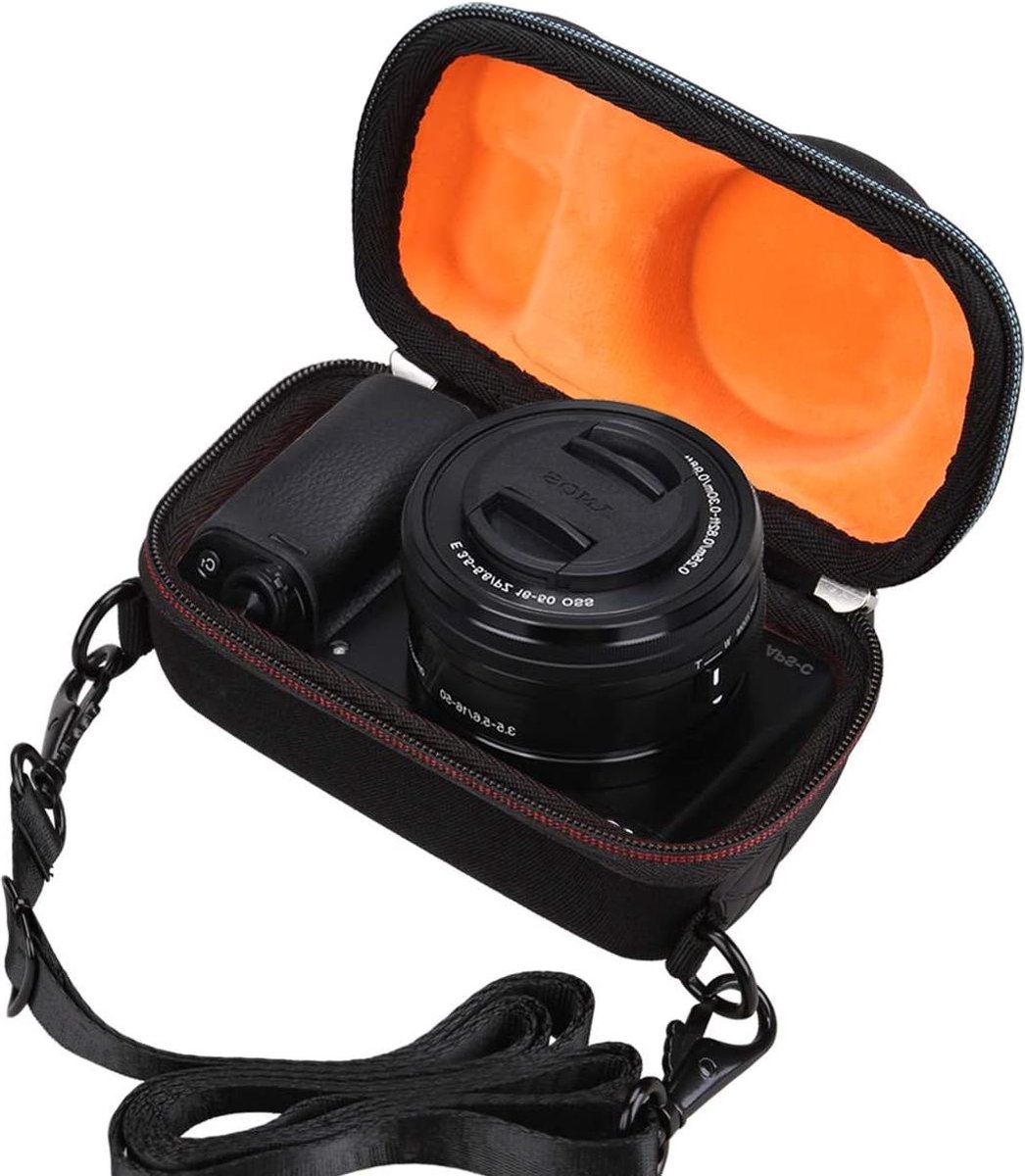 Túi Da PU Đựng Máy Ảnh Sony A6400 A6300 A6100 A6000 Kèm Dây Đeo Vai 16 50mm I.844572696