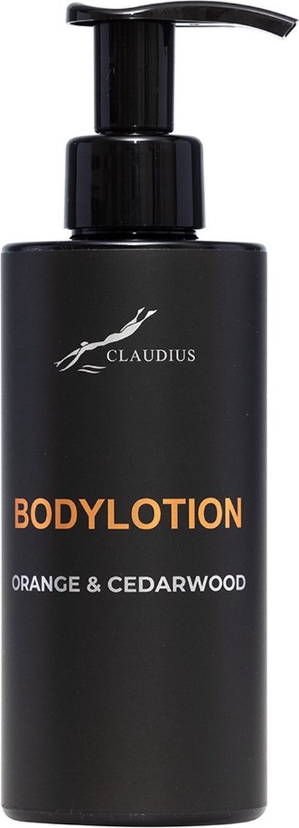 Goedkoopste Bodylotion Sweet Orange & Cedarwood 300 ml - met pomp - zwarte fles