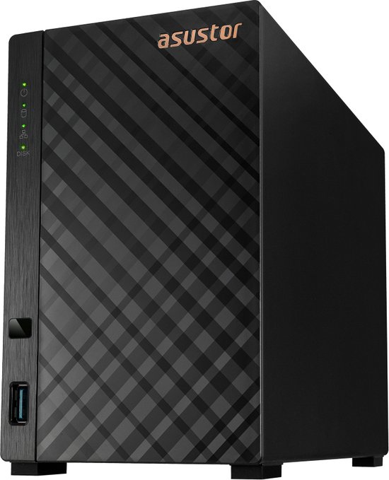 Asustor AS1102TL data-opslag-server NAS Mini Tower Realtek RTD1619B 1 GB DDR4 0 TB ADM Zwart — afbeelding 5