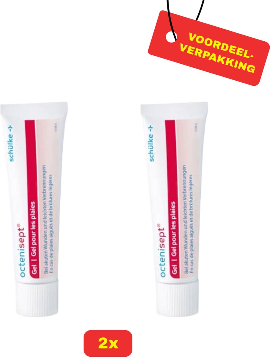 Goedkoopste 2X Octenisept Wondgel - 2x 20ml - Voordeelverpakking!