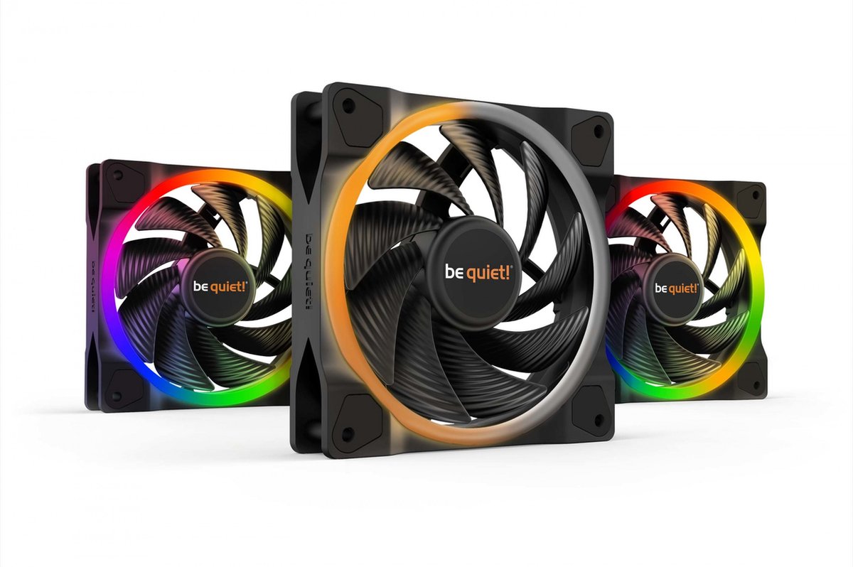 be quiet! Light Wings PWM High-speed Triple Pack - Ventilatorhuis