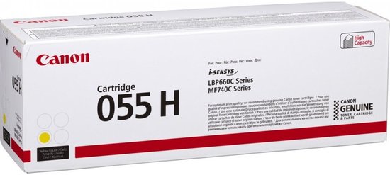 Original Toner Canon 055H Yellow