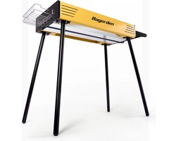 Draagbare Houtskool BBQ Grill - Compact en Lichtgewicht, Houtskoolbereiding, Roestvrij Staal, Split-Type Design, Veelzijdig Gebruik