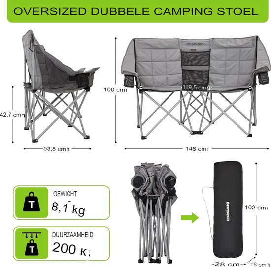 Campingklapstoel - De 10 beste van maart 2026 - Fit&Flexibel