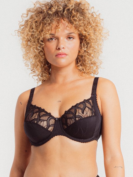 Louisa Bracq - Julia - Soutien-gorge à armatures Zwart - taille 65G - Zwart