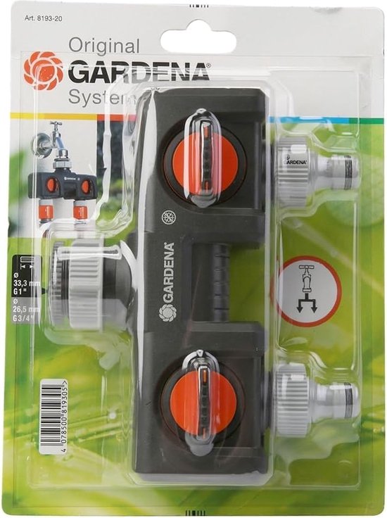 Gardena 2-weg waterverdeler kopen? | Korting tot 35