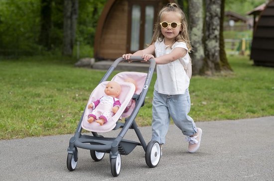 Bebe Confort Poussette pour jumeaux pour poupees et poupees Roues silencieuses. bol