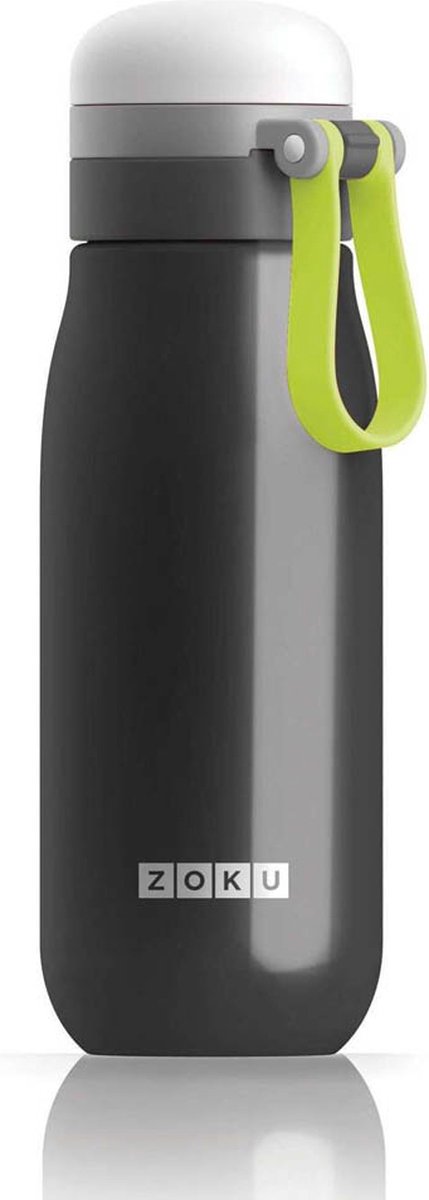 Zoku - Drinkbeker Kids Ultralicht 500 ml - Roestvast Staal - Grijs