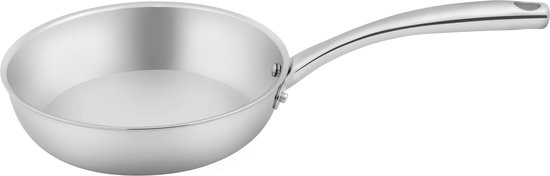 Sola - Koekenpan - Green Cooking - Ø - Zilver - RVS - Dubbelwandige bodem