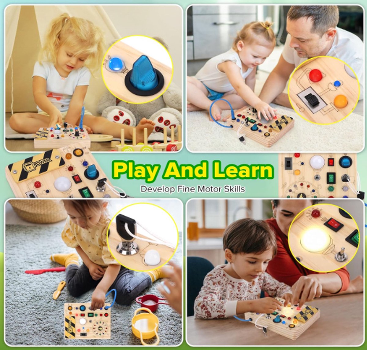 Sebra Activiteitenbord Hout - Spel & Ontdekking | Nederland