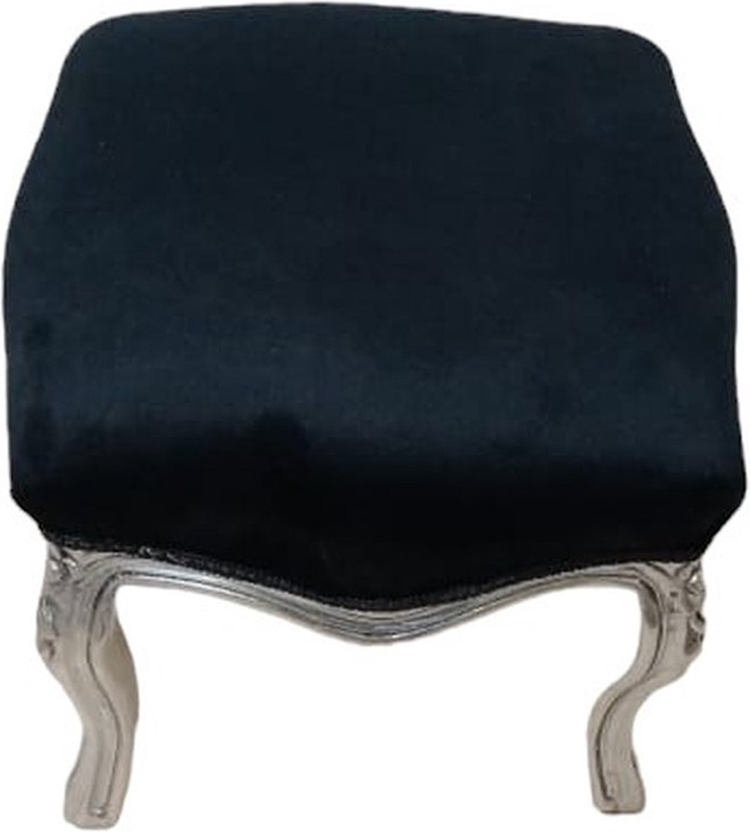 Barok krukje - zilver donkerblauw