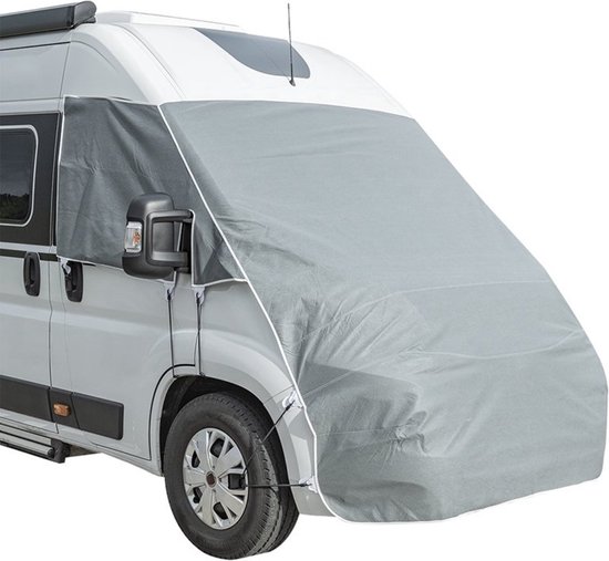 ProPlus Couverture de fenêtre pour Fiat Ducato à partir de 2006 - Non-tissé - Film de pare-brise - Protection solaire - Couverture de pare-brise - Facile à installer - Intimité et protection - Contre la chaleur et le froid - Bandes de montage inclus