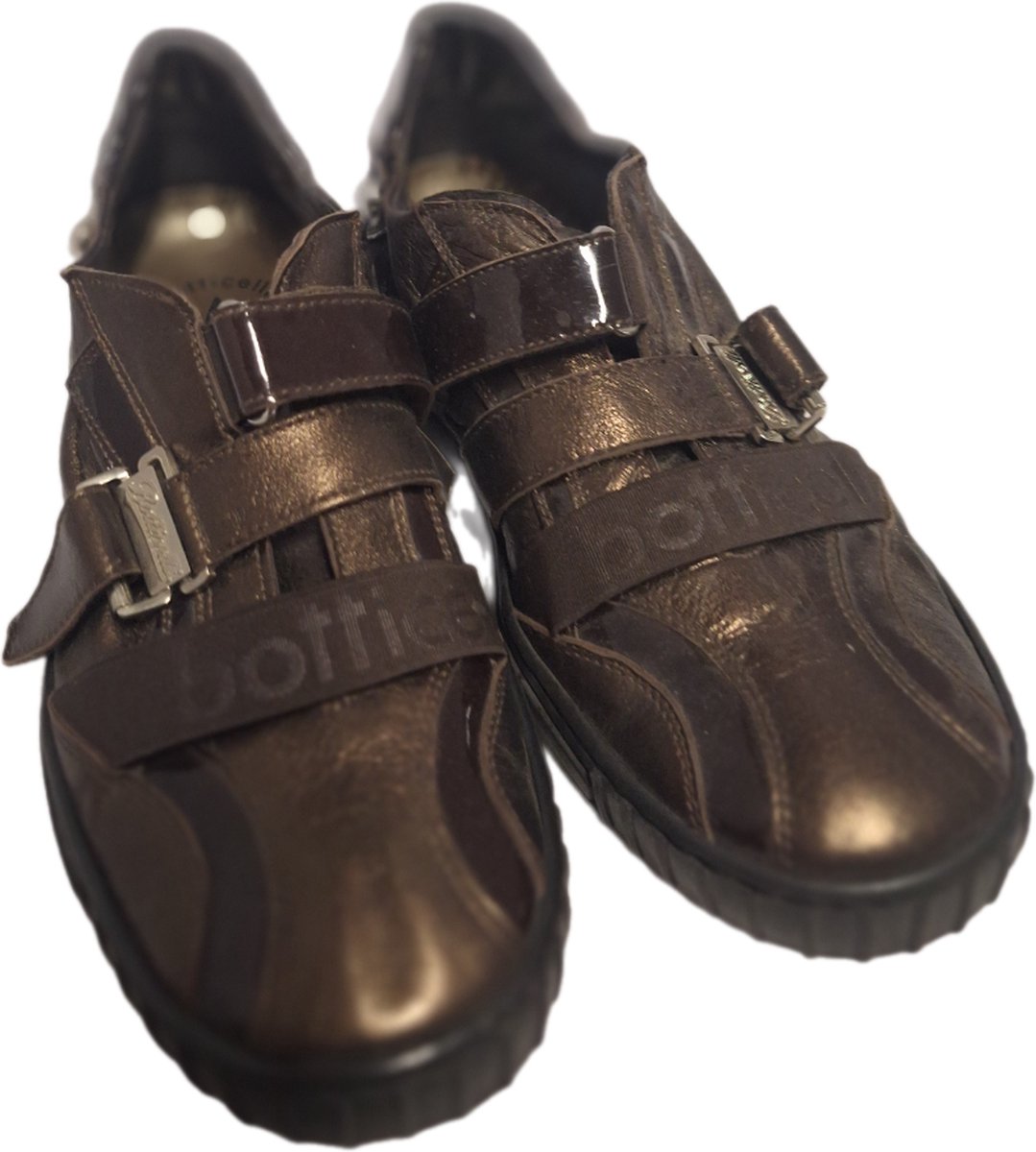 BOTTICELLI-OSLO TD MORO-VELCRO-BROWN-SIZE 38