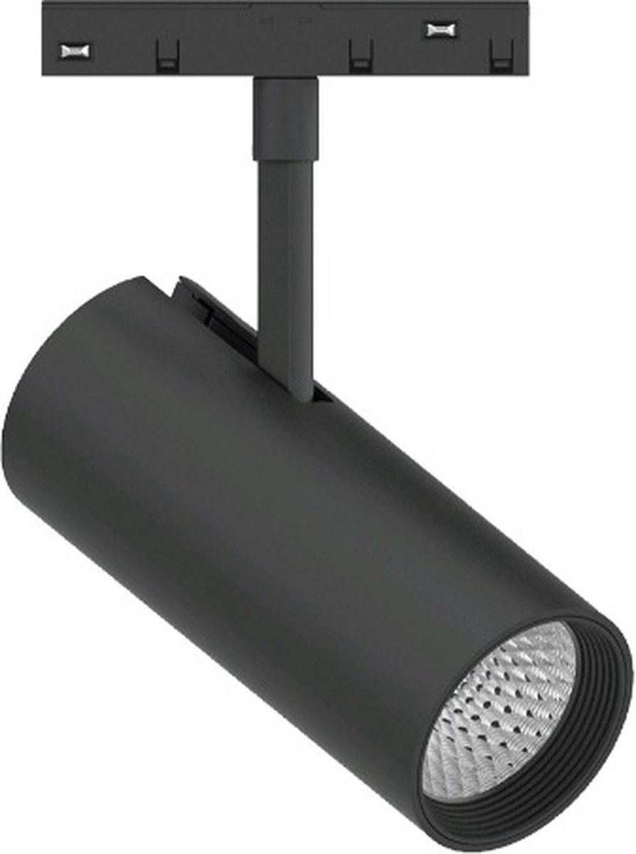 Magnetische Railverlichting - Led Spot | Zwart - 30W - 3000K - 2510lm - 48V - WERKT ENKEL BIJ MAGNEET RAIL