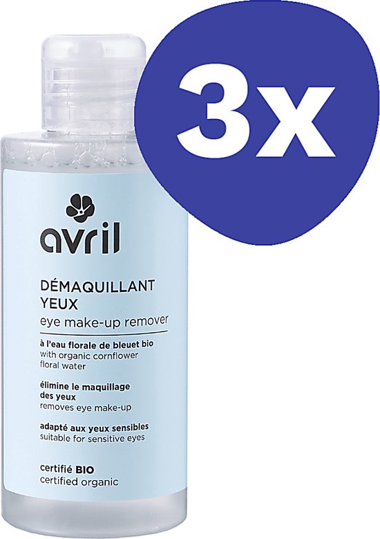 Avril Oog Make-up Remover (3x 150 ml)
