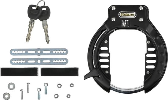 Stahlex Ringslot - ART-gecertificeerd - SuperSafe© cilinder - Ø 10 mm - zwart - inclusief 2 sleutels van Stahlex — afbeelding 5