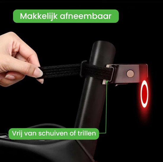 Lightyourbike HALO achterlicht fiets - 60 lumen LED - USB oplaadbaar - waterdicht — afbeelding 5
