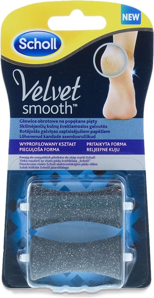 Goedkoopste Scholl Velvet Smooth Verwisselbare Roller –Scholl – Eeltverwijderaar-Scholl Velvet Smooth Scrub navulling- Voetverzorging-Gelukkige voeten dragen gelukkige mensen.
