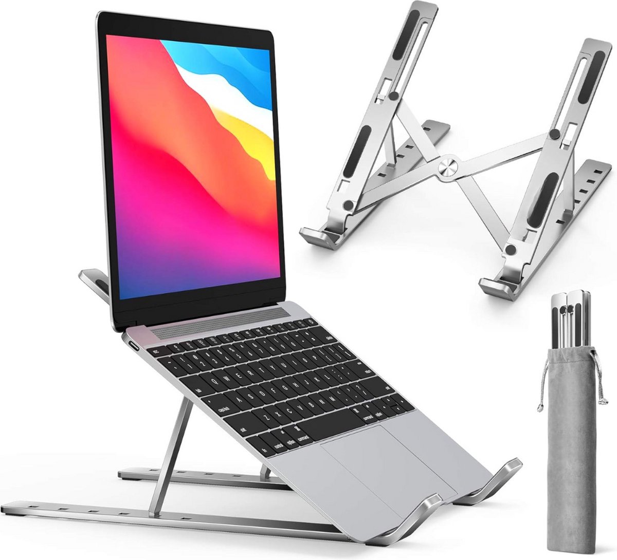 Laptop verhoger - Laptopverhoger - Stabiel - Staand Werken - Ergonomisch - Laptop Verhoger Bureau - Must have voor uw laptop!