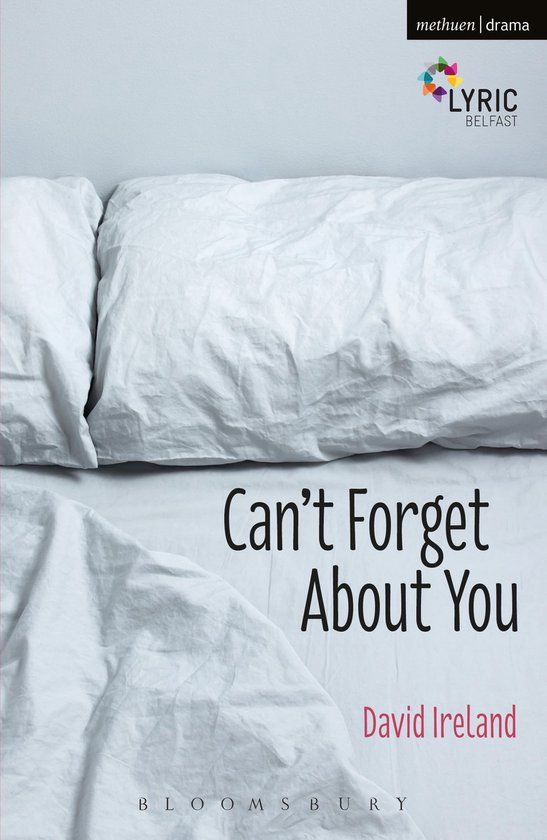 Boekomslag met de titel 'Can't Forget About You' en de naam David Ireland op een wit dekbed.
