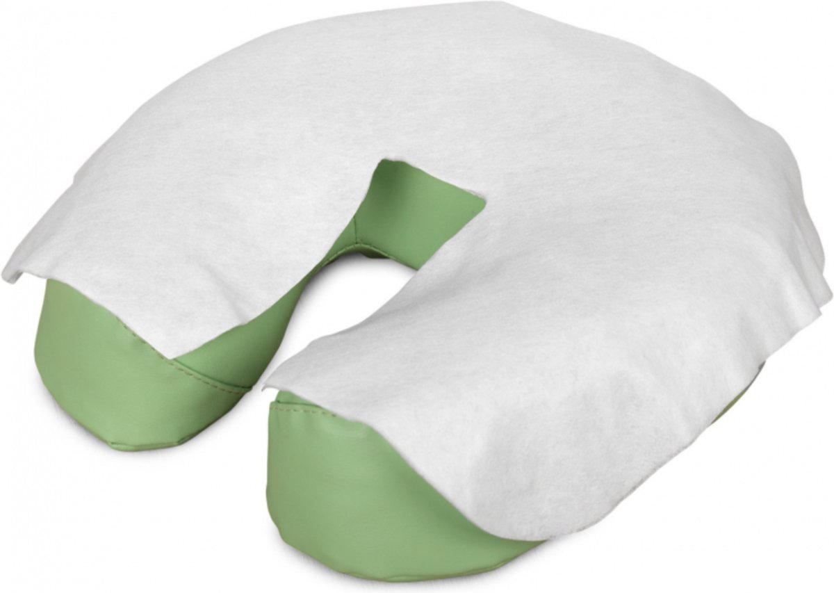 Habys - Disposable face cover voor massagetafels - hoofdsteun hoesjes - Gezichtskussens 200 stuks - Y vorm