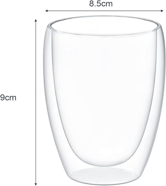 Pasabahce 55861 - theeglas met handvat Columbian 263 ml voor thee, latte macchiato, Ierse koffie, punch, glühwein, hete chocolade, set van 2
