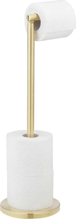 Housoutil Geveerde toiletrolhouder, 2 stuks, universele toiletpapierrolhouder van roestvrij staal, vervangende papierhouder, inzetspindel, zakdoekhouderstang