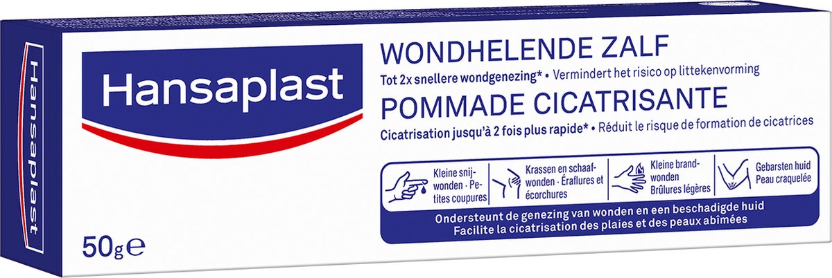 Goedkoopste Hansaplast Wondhelende Zalf - Wondzalf - Wondverzorging - Wondgenezing - 50 gram
