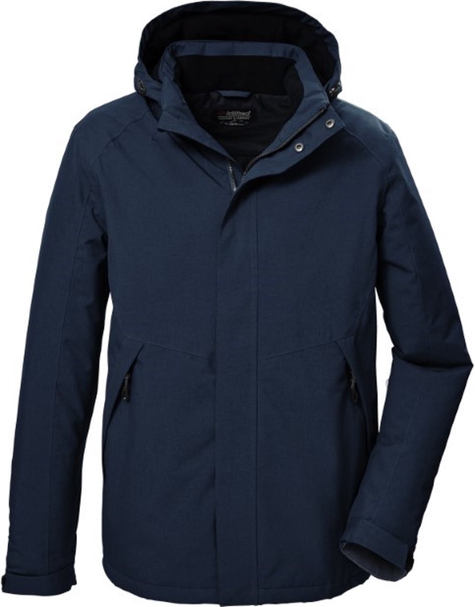 Killtec winterjas - Jas 41843 blauw melange functioneel M