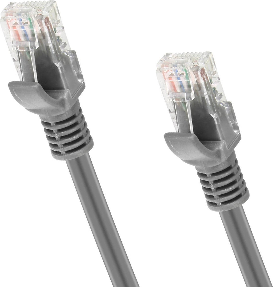 LinQ RJ45 Ethernet-kabel Categorie 6 Snelle verbinding Betrouwbaar 5m grijs