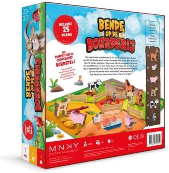 Bende op de boerderij-bordspel. 3+